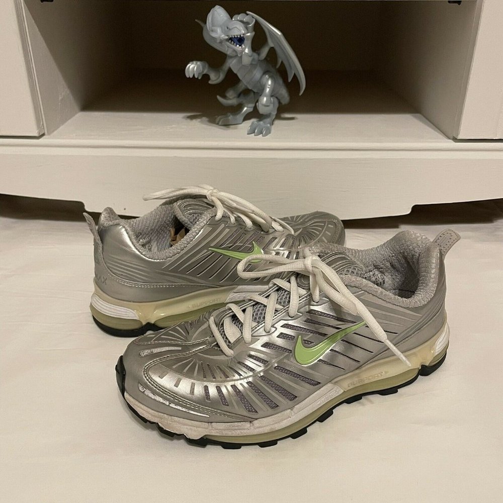 Nike Air Max BRS 1000 Silver Running Shoes Sz W7.5 - UK 5